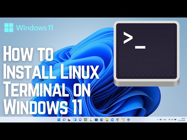 Linux terminal on Windows desktop - How to Install Linux Terminal on Windows 11 - YouTube