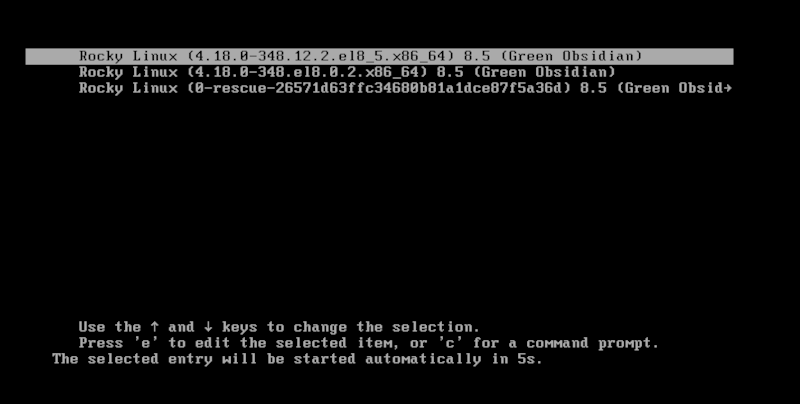 Keywords:
grub rescue screen - How to Boot RHEL 8 / CentOS 8 in Rescue Mode