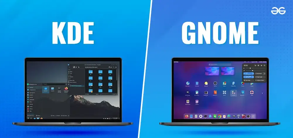 KDE Plasma desktop - KDE vs GNOME - Which is Better Desktop Environment - GeeksforGeeks
