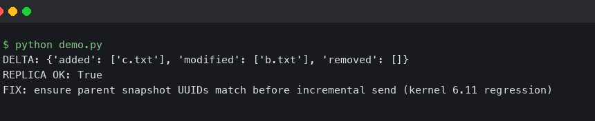 Btrfs Send/Receive Broke After Kernel 6.11: Here’s the Fix