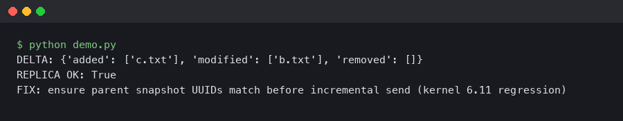 Btrfs Send/Receive Broke After Kernel 6.11: Here’s the Fix